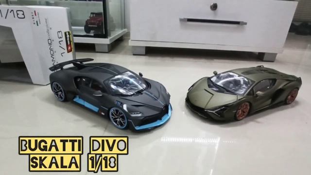 Diecast (1/18) Lamborghini Sian vs Bugatti Divo смотреть онлайн