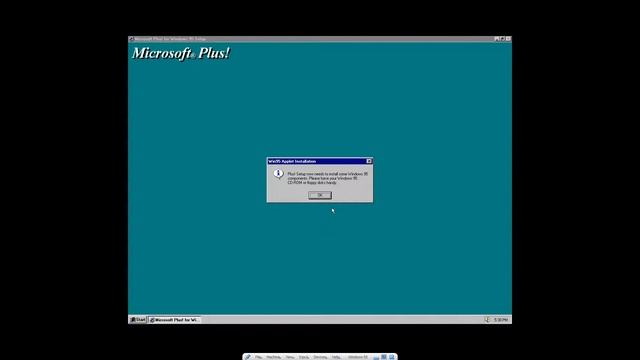 Microsoft Plus! for Windows 95 - Installation in Windows 95 смотреть онлайн