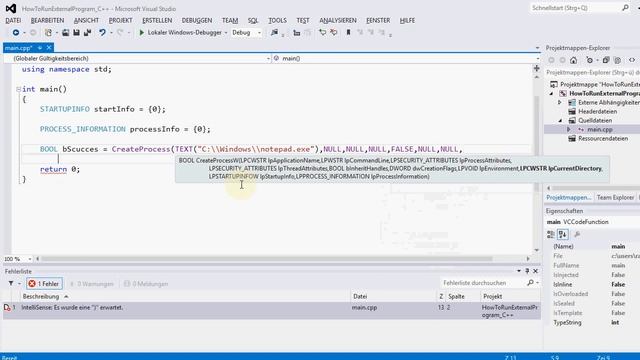 C++: How to run external application from a C++ program смотреть онлайн