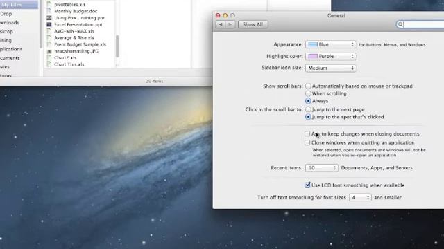 Customizing Mac OS X 10.8 General System Preferences смотреть онлайн