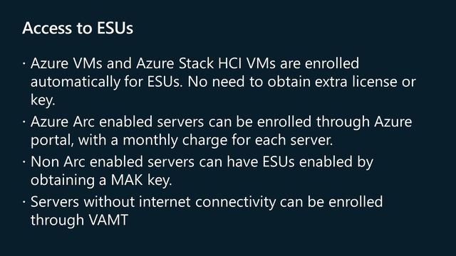 Enable Windows Server Extended Security Updates by using Azure Arc смотреть онлайн