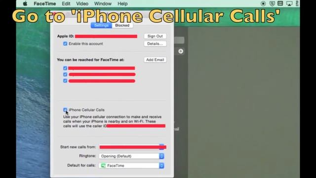 How to Stop iPhone Calls Ringing a Mac in OS X Yosemite смотреть онлайн