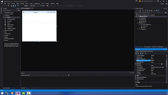 C# Tutorial | Weather Application Part 1 | Web Services | Creating the Windows Form смотреть онлайн