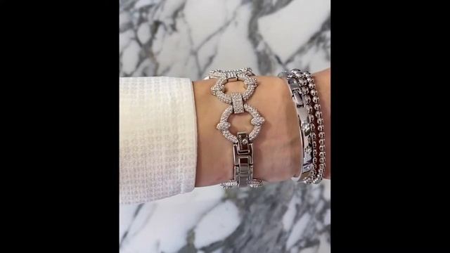 Pavé Classic Link Bracelet for the Apple Watch смотреть онлайн