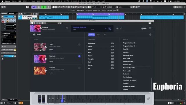 【Preset】Usynth シンセ音源 UJAM