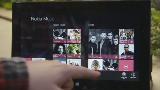 Nokia Music for Windows 8 hands-on смотреть онлайн