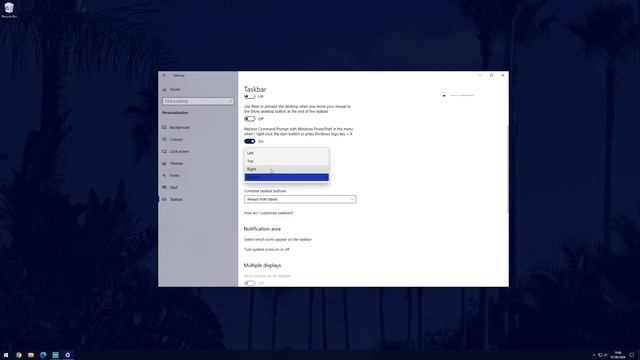 How to Change Taskbar Position on Windows 10 Desktop смотреть онлайн