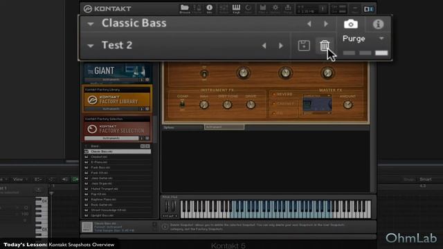 Kontakt Snapshots Overview - Creating Tracks смотреть онлайн