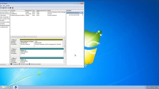 Configuración RAID0 y RAID1 en Windows 7 смотреть онлайн
