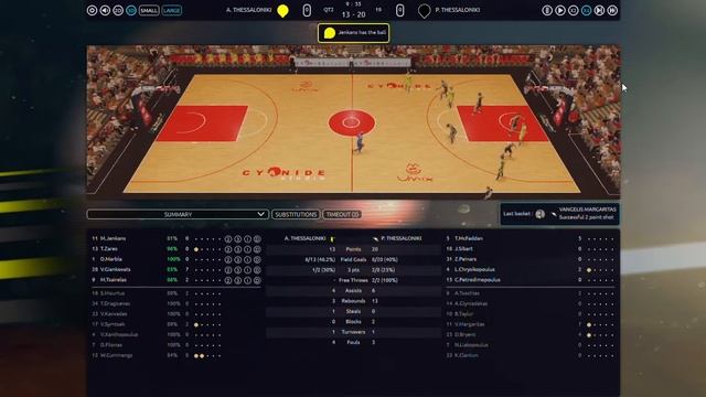Pro Basketball Manager 2017 on Intel HD Graphics 520 смотреть онлайн