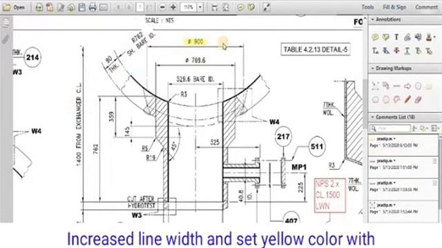How to comment on pdf drawings using Adobe Acrobat Reader XI смотреть онлайн