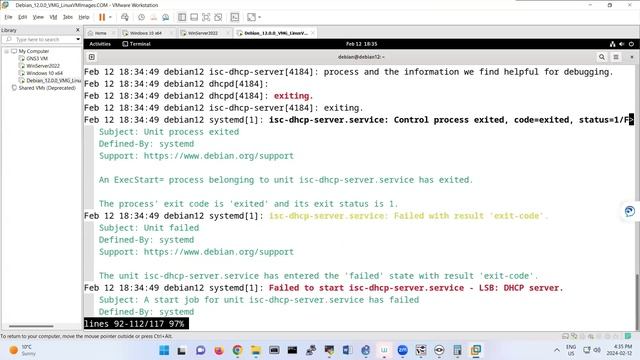 DHCP Server on Debian 12 смотреть онлайн