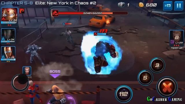 Marvel Future Fight Android iOS Walkthrough - Part 29 - Chapter 5 ELITE: Stages 6-9, Dimension Rift смотреть онлайн