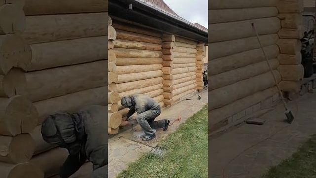 Шлифовка сруба смотреть онлайн