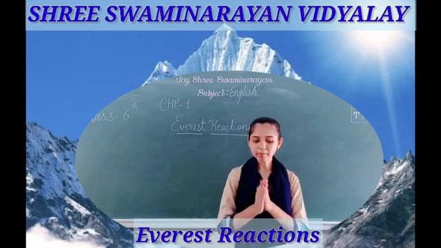 CLASS 6 ENGLISH Ch-1 Everest Reactions смотреть онлайн