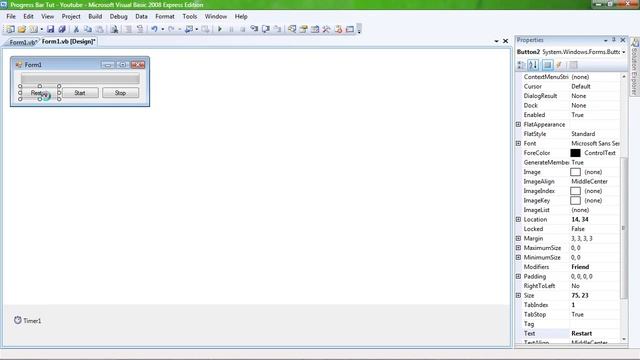 How To Use A Timer To Run A Progress Bar - VB.NET смотреть онлайн