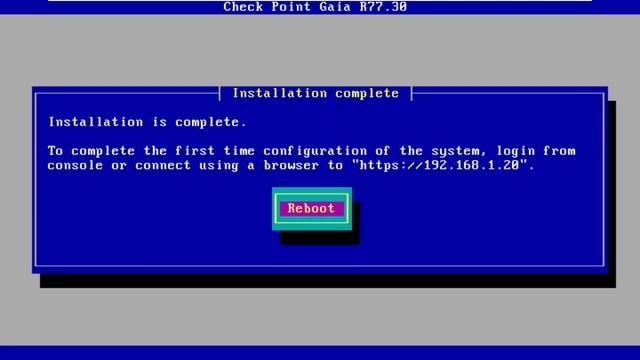 Installing Check Point Gaia 80.20 In VMWARE Workstation V15 | CHECKPOINT|