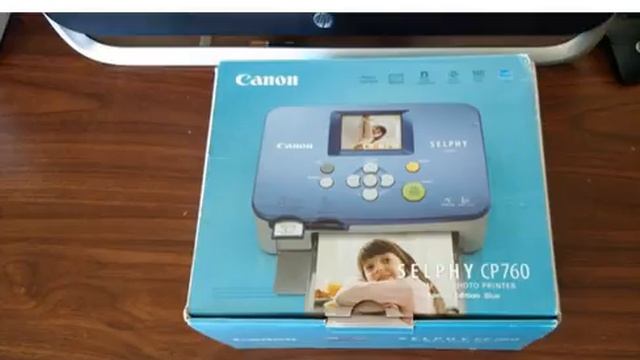 Canon Selphy CP760 Compact Photo Printer Blue смотреть онлайн