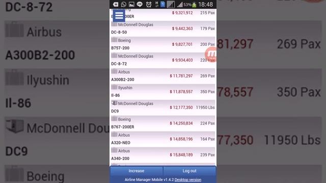 Airline Manager Mobile Gameplay смотреть онлайн