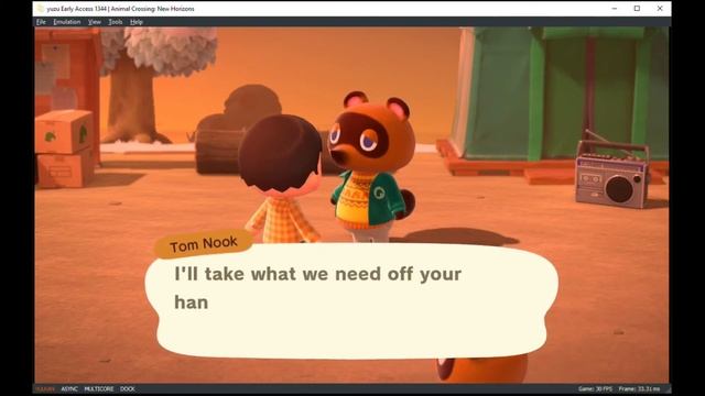 Animal Crossing New Horizon - YUZU EA 1344 | RX 570 смотреть онлайн