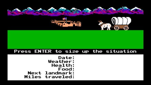 Misc: Oregon Trail (DOSBox test) смотреть онлайн