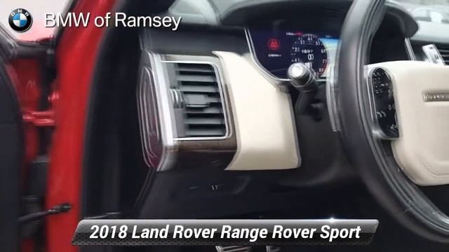 Used 2018 Land Rover Range Rover Sport V6 Supercharged HSE Dynamic, Ramsey, NJ B184749T смотреть онлайн