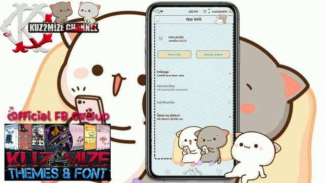 Cute love ketty cat Themes for vivo смотреть онлайн