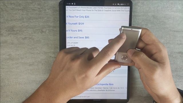 Review CHEERTOK touchpad inalámbrico todo en uno -- All-in-one Pocket Touchpad for Any Smart Device смотреть онлайн