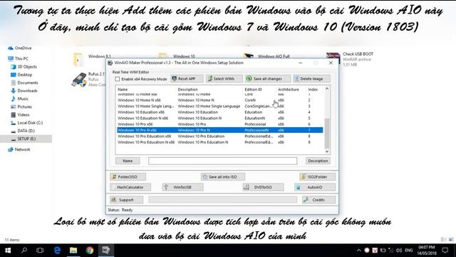 Hướng dẫn tạo bộ cài Windows All in one - Chi tiết, HD смотреть онлайн