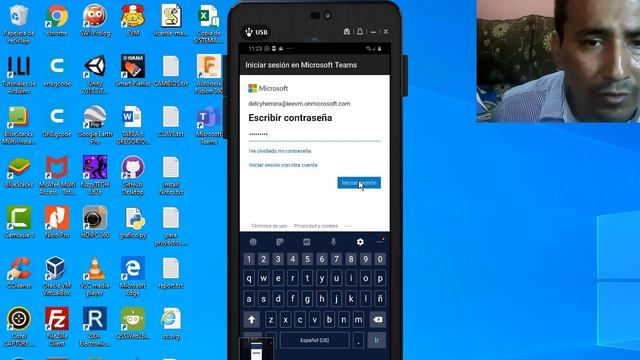 Acceder a Microsoft teams desde un Celular Android y participar de una video conferencia смотреть онлайн