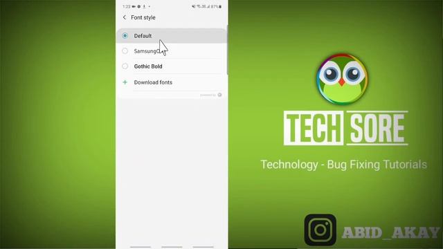 Samsung || Font Size and Style Setting f41 смотреть онлайн