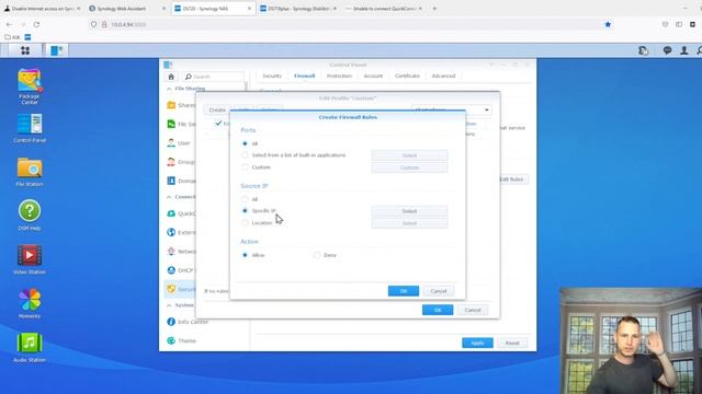 Disable Internet access on Synology – Enable Local Network Access Only смотреть онлайн