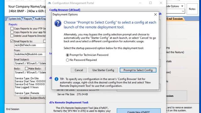 d7xRDT (d7x Remote Deployment Tool) Quick Start смотреть онлайн