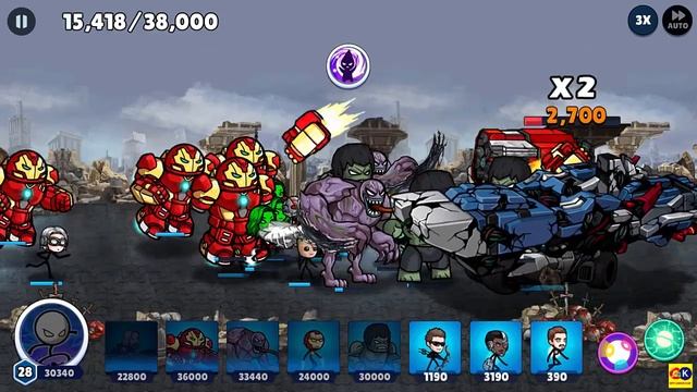 HERO Wars Super Stickman Defense #612 G4K Android Gameplay Walkthrough смотреть онлайн