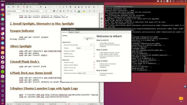Mac OS Theme install on Ubuntu 16.10 | Ubuntu look Mac| Learning Center смотреть онлайн