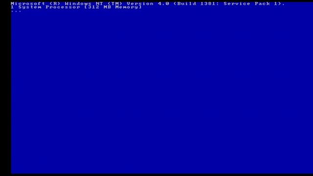 Windows Nt 4.0 in Limbo PC Emulator смотреть онлайн
