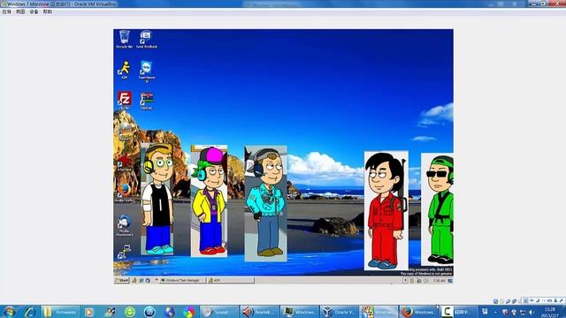 Windows 7 Build 6801 x64 in VirtualBox смотреть онлайн