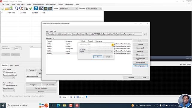 Another New Feature is Coming to Subtitle Edit - Embed Soft Subtitles to Video смотреть онлайн