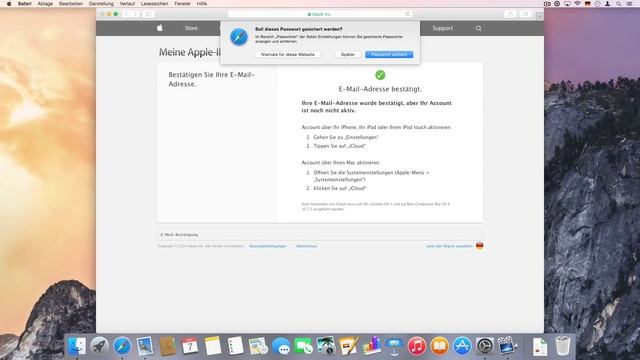 OS X Anleitung: iCloud via E-Mail aktivieren смотреть онлайн
