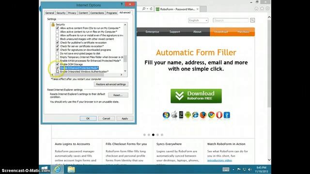 How to disable Enhanced Protected Mode (EPM) in IE 11 смотреть онлайн