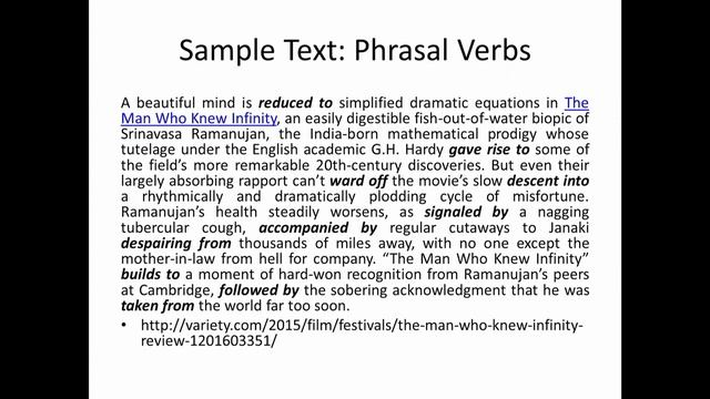 Phrasal Verbs смотреть онлайн