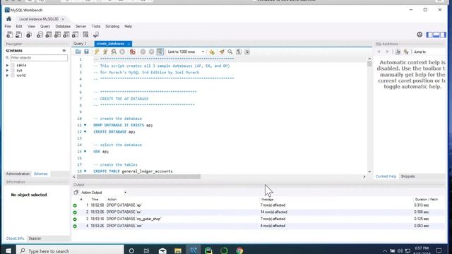 Tutorial: Load Murach 3e Data on Windows 10 -REV Fall 2019 смотреть онлайн