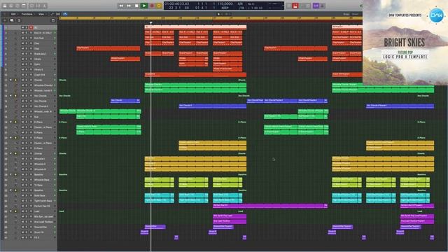 Future Pop Logic Pro X Template Bright Skies смотреть онлайн