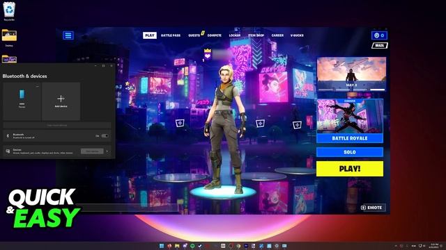 How To Play Fortnite with a Bluetooth Controller on PC смотреть онлайн