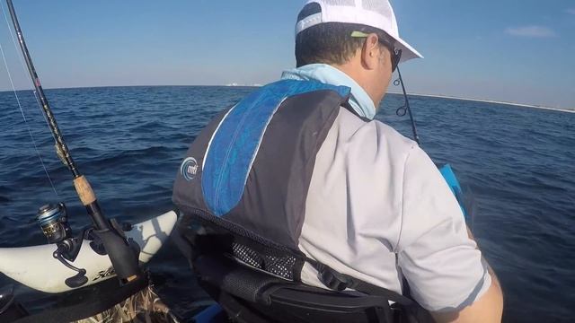 Kingfish & Spanish Mackerel offshore kayak fishing - Pensacola, Florida смотреть онлайн