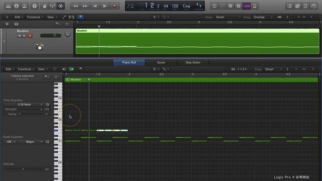 Logic Pro X教學 | 從零開始100段入門教學 | #57 使用Piano Roll Editor 來編輯MIDI смотреть онлайн