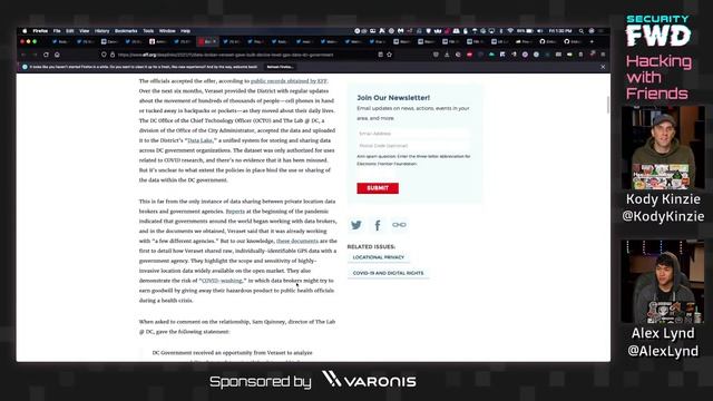 Hacking with Friends Live: Weekly Security News and Hacking Tools смотреть онлайн
