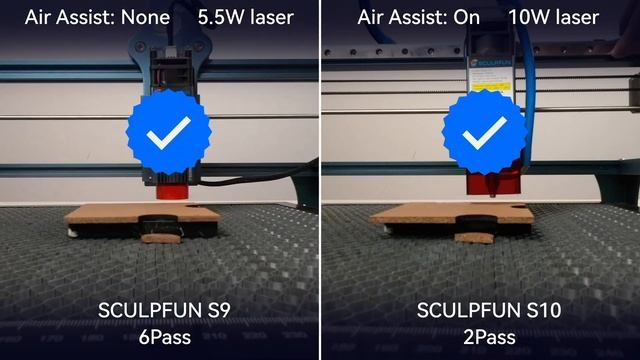 10w| SCULPFUN S10 Laser Module Set, High Speed Air Assist, 10W Output, Great DIY Laser Cutting Tool смотреть онлайн