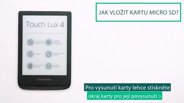 Jak vložit kartu microSD? | PocketBook смотреть онлайн
