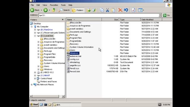 Mini Windows Xp no Hiren's Boot смотреть онлайн